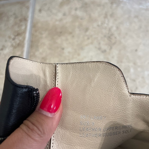 Ron White Vero Cupid Black Leather Ankle Boots with Studded Strap - Picture 4 of 12